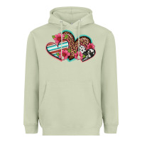 Matcha easter spring western hearts Heavyweight Hoodie - Artiststas