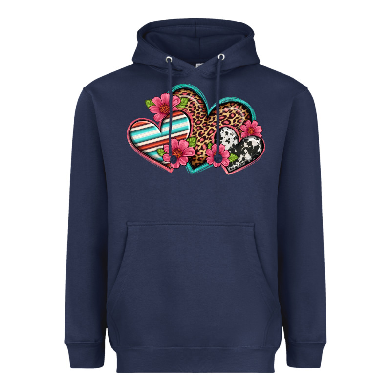 Easter Spring Western Hearts Heavyweight Hoodie by Artiststas | Teevron