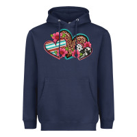 Navy easter spring western hearts Heavyweight Hoodie - Artiststas