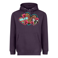 Plum easter spring western hearts Heavyweight Hoodie - Artiststas
