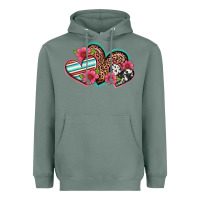 Sage easter spring western hearts Heavyweight Hoodie - Artiststas