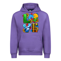 Tulip love with heart sunflower Urban Hoodie - AdoDesignShop