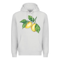 Dove Grey lemons Premium Hoodie - BundleAndBundleShop