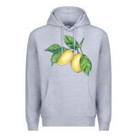 Heather Grey lemons Premium Hoodie - BundleAndBundleShop