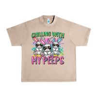 French Oak chilling with my peeps easter bunnies cowgirl cowg Urban Heavy Tee - CowGirlArtShop