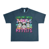Midnight Navy chilling with my peeps easter bunnies cowgirl cowg Urban Heavy Tee - CowGirlArtShop