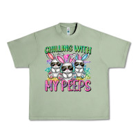 Oil Green chilling with my peeps easter bunnies cowgirl cowg Urban Heavy Tee - CowGirlArtShop