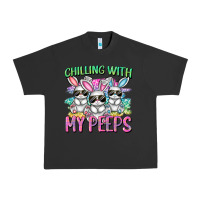 Pigment Black chilling with my peeps easter bunnies cowgirl cowg Urban Heavy Tee - CowGirlArtShop
