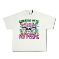 Pistachio chilling with my peeps easter bunnies cowgirl cowg Urban Heavy Tee - CowGirlArtShop