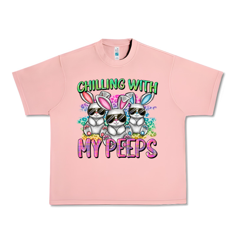 Chilling With My Peeps Easter Bunnies Cowgirl Cowg Urban Heavy Tee by CowGirlArtShop | Teevron