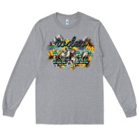 Heather Grey Rodeo mom mother's day Long Sleeve Tee - HowdyJamesFarm