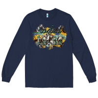 Navy Rodeo mom mother's day Long Sleeve Tee - HowdyJamesFarm
