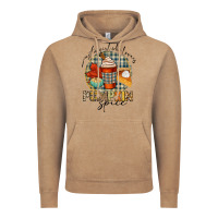 Vintage Coffee just a girl who loves pumpkin spice Vintage Hoodie - CowGirlArtShop