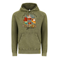 Vintage Olive just a girl who loves pumpkin spice Vintage Hoodie - CowGirlArtShop