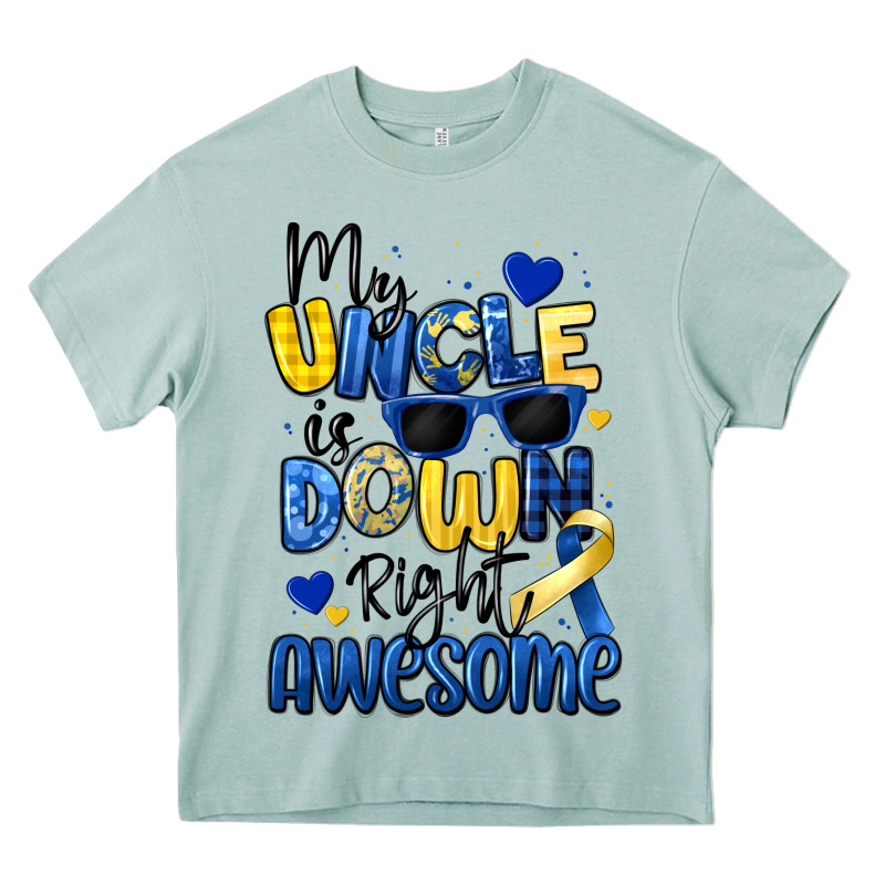 My Uncle Is Down Right Awesome Heavy Core Tee by Artiststas | Teevron