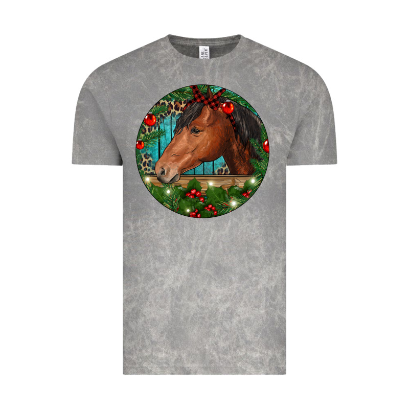 Western Horse Christmas Vintage Tee by RanaPortraitStore | Teevron