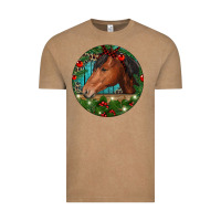 Vintage Coffee Western Horse Christmas Vintage Tee - RanaPortraitStore