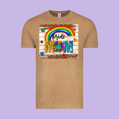 Pride Mom Vintage Tee Designed By Tumblerdesignbyshophia