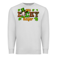 Dove Grey st patricks one lucky heifer baby cow Premium Sweatshirt - Artiststas