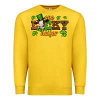 Lemon st patricks one lucky heifer baby cow Premium Sweatshirt - Artiststas