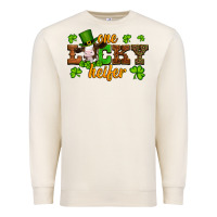 Sandshell st patricks one lucky heifer baby cow Premium Sweatshirt - Artiststas