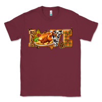 Burgundy Love with Turkey Classic Tee - texasbilliewilder