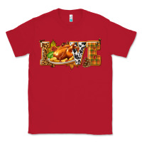 Red Love with Turkey Classic Tee - texasbilliewilder
