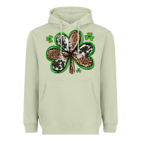 Matcha western st patricks day shamrocks Heavyweight Hoodie - Artiststas