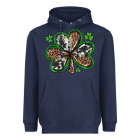 Navy western st patricks day shamrocks Heavyweight Hoodie - Artiststas