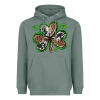 Sage western st patricks day shamrocks Heavyweight Hoodie - Artiststas