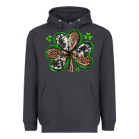 Smoke western st patricks day shamrocks Heavyweight Hoodie - Artiststas