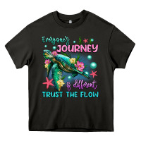 Asphalt everyone's journey is different trust the flow Heavy Core Tee - Artiststas