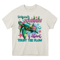 Everyone's Journey Is Different Trust The Flow Heavy Core Tee | Teevron