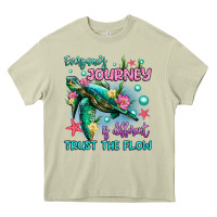 Mossy everyone's journey is different trust the flow Heavy Core Tee - Artiststas