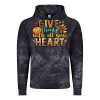 Cloud Black give thanks with all your heart Vintage Hoodie - CowGirlArtShop