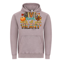 Vintage Zinc give thanks with all your heart Vintage Hoodie - CowGirlArtShop