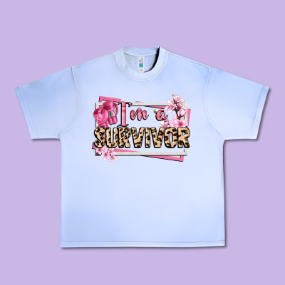 Im A Survivor Cancer Awareness Urban Heavy Tee Designed By Cowgirlartshop