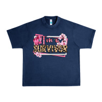 Navy im a survivor cancer awareness Urban Heavy Tee - CowGirlArtShop