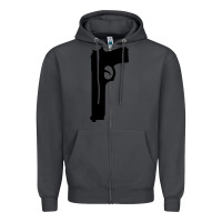 Smoke THE SOPRANOS GUN Zipper Hoodie - minhPixels
