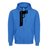 True Royal THE SOPRANOS GUN Zipper Hoodie - minhPixels