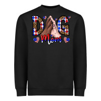 Black America Dog Mama Heavyweight Sweatshirt - CowhideDigitalArt