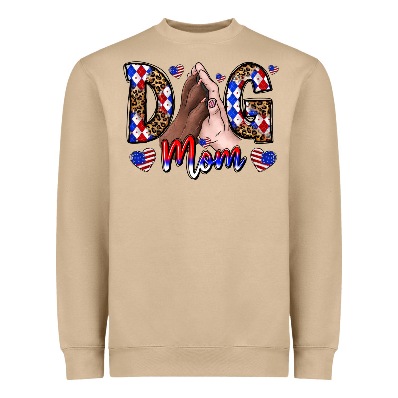 America Dog Mama Heavyweight Sweatshirt by CowhideDigitalArt | Teevron