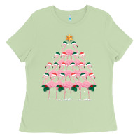 Matcha Christmas Tree Flamingo Ladies Tee - Bettercallsaul