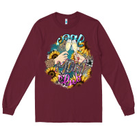 Burgundy Cool mom club mother's day Long Sleeve Tee - HowdyJamesFarm