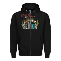Black class of 2022 senior Zipper Hoodie - SublimationCraftShop