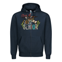 Navy class of 2022 senior Zipper Hoodie - SublimationCraftShop