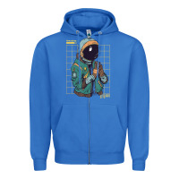 True Royal astronaut space travel retro aesthetic streetwear t shirt Zipper Hoodie - minhPixels