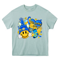 Arona retro disco ball the lucky few smile face Heavy Core Tee - Artiststas