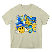 Mossy retro disco ball the lucky few smile face Heavy Core Tee - Artiststas