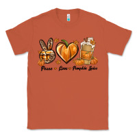 Copper Peace Love Pumpkin Spice Classic Tee - texasbilliewilder